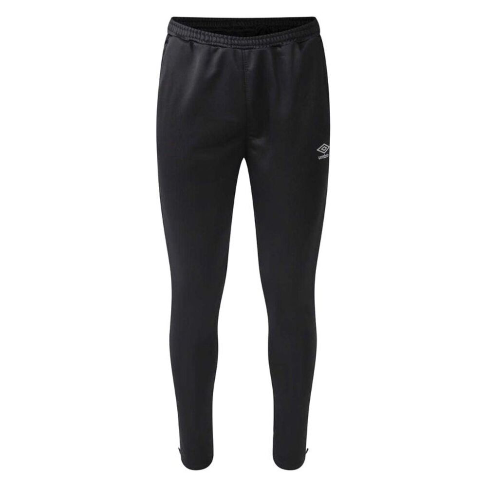 Umbro Mens Active Slim Running Tracksuit Bottoms / Black